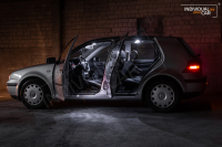 LED Innenraumbeleuchtung SET passend für VW Golf 4 5-Türer - Pure White